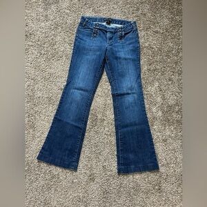 Banana Republic Flare jeans with button detail size 4